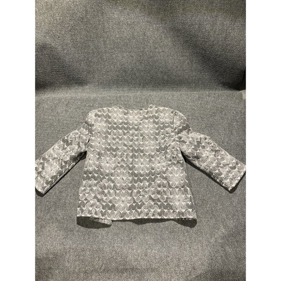 Alfred Dunner Jacket Women’s Size 8P Gray Long Sleeve - Picture 9 of 10